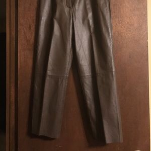 Great Quality Leather Pants (Chocolate)